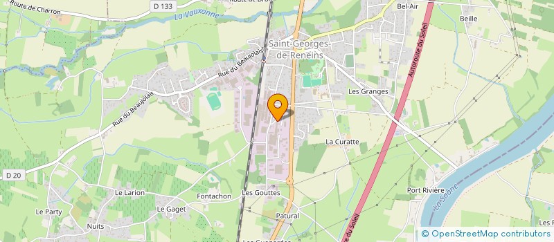 localisation de l'entreprise XSTONE FRANCE  SAINT-GEORGES-DE-RENEINS