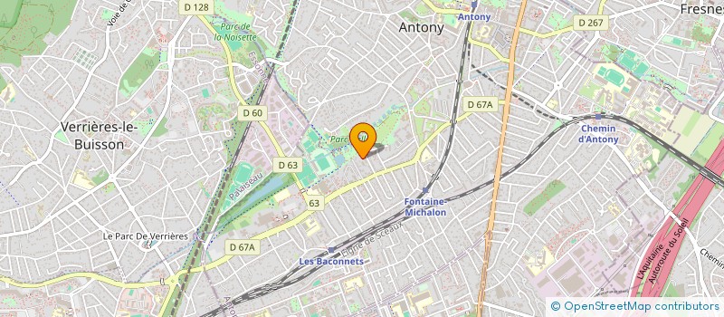 localisation de l'entreprise XSYANN à ANTONY