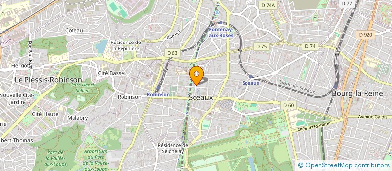 localisation de l'entreprise XT AUDIT à SCEAUX