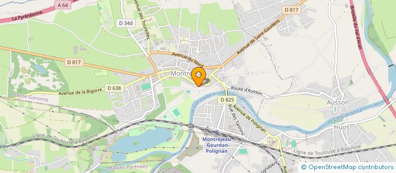 localisation de l'entreprise XTA à MONTREJEAU