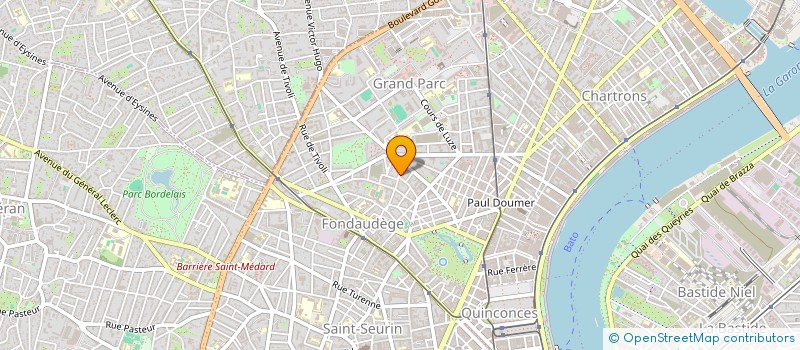 localisation de l'entreprise XTAND  BORDEAUX