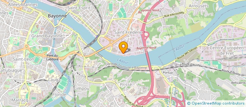 localisation de l'entreprise XTENSION à BAYONNE