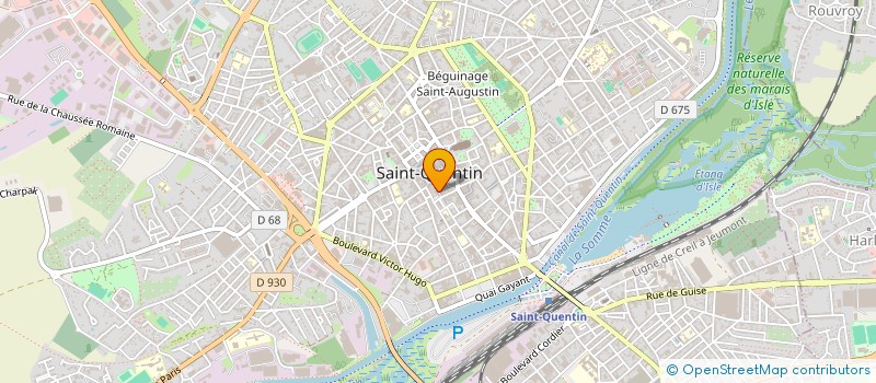 localisation de l'entreprise XTERNALIS à SAINT-QUENTIN