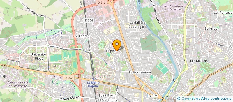 localisation de l'entreprise XTFI à GUERANDE