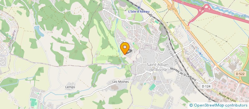 localisation de l'entreprise XTIK  L'ISLE-D'ABEAU