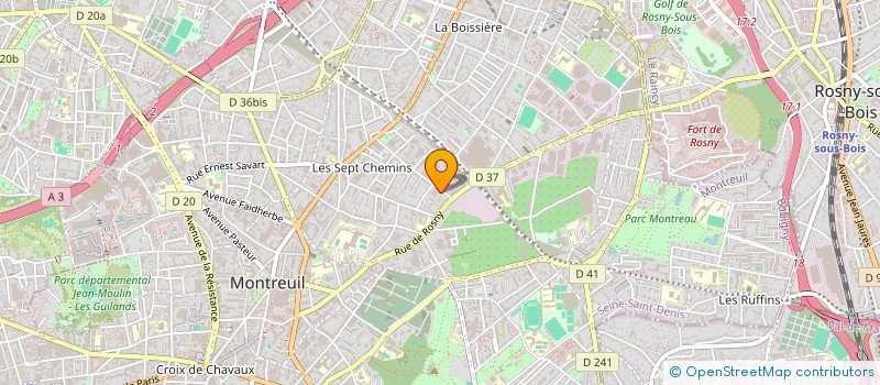 localisation de l'entreprise XTLITE à MONTREUIL