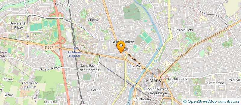 localisation de l'entreprise XTN AGENCEMENT  LE MANS