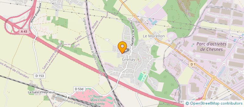 localisation de l'entreprise XTRA FORMATION  GRENAY