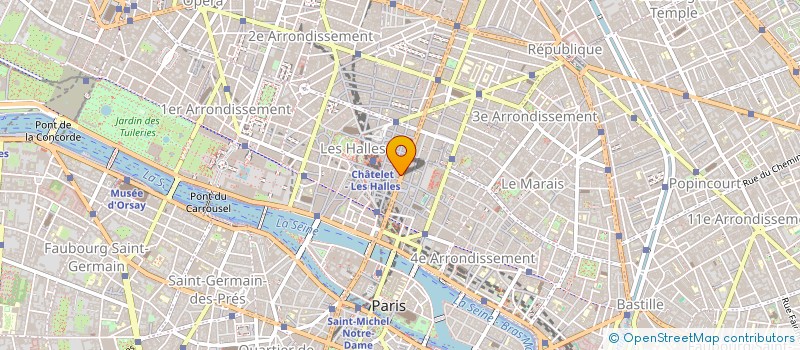 localisation de l'entreprise XTRA IT SARL à PARIS