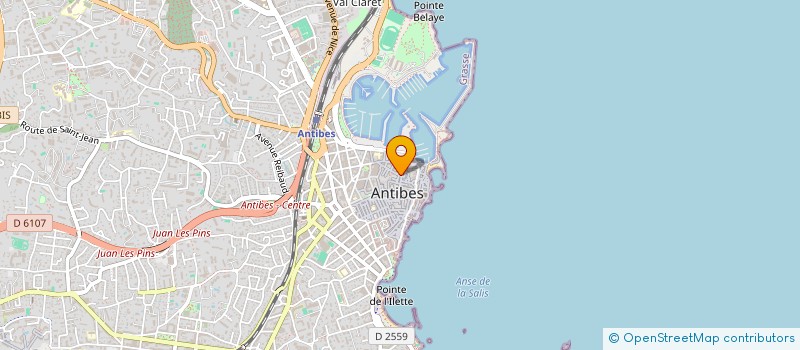 localisation de l'entreprise XTRAPOLE à ANTIBES
