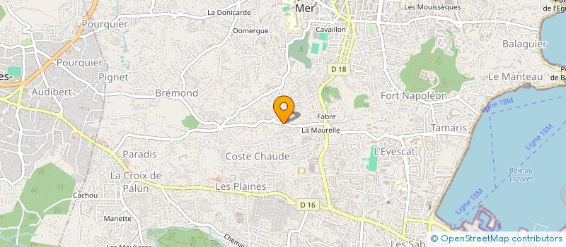 localisation de l'entreprise XTREAMWAVE  LA SEYNE-SUR-MER