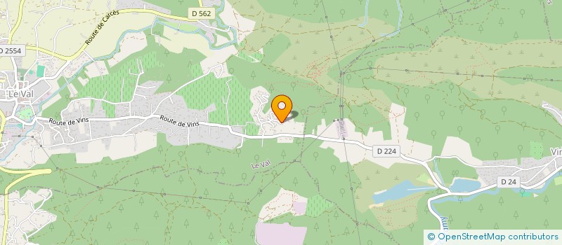 localisation de l'entreprise XTREM BATIMENT  LE VAL