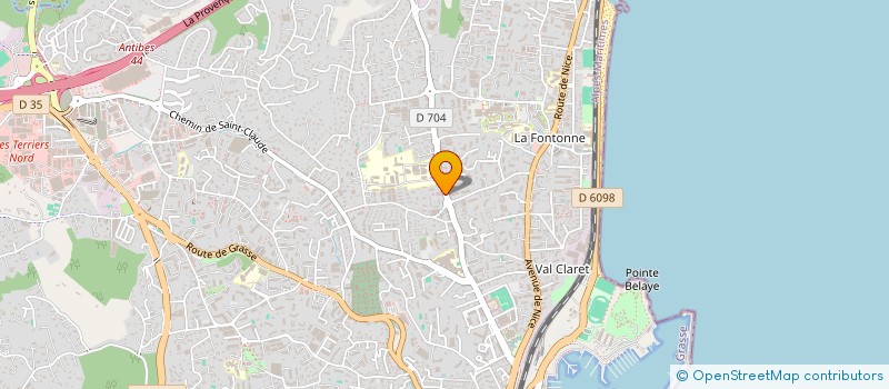 localisation de l'entreprise XTREM BOAT SERVICES à ANTIBES