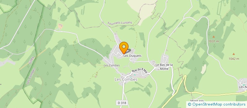 localisation de l'entreprise XTREM DESIGN  LE BELIEU