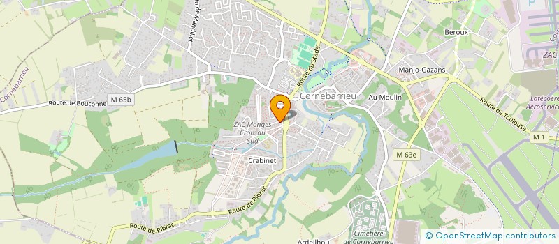 localisation de l'entreprise XTREM-ELECTRA  CORNEBARRIEU