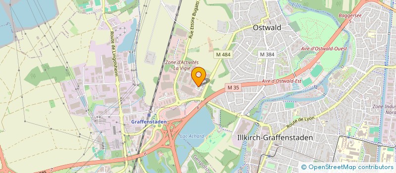 localisation de l'entreprise XTREM NUMERIQUE  OSTWALD