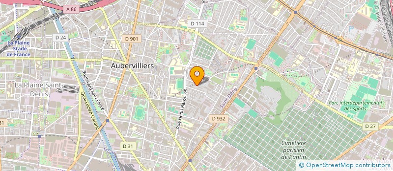 localisation de l'entreprise XTREM'SPORTS  AUBERVILLIERS