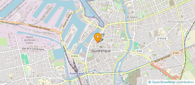 localisation de l'entreprise XTREMA BOOKING à DUNKERQUE