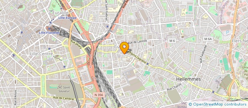 localisation de l'entreprise XTREMBALL à LILLE