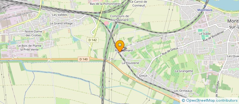 localisation de l'entreprise XTREME ARTS  MONTLOUIS-SUR-LOIRE