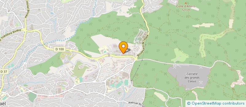 localisation de l'entreprise XTRON  SAINT-RAPHAEL