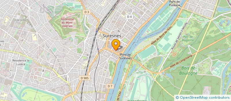 localisation de l'entreprise XTS TELECOM à SURESNES