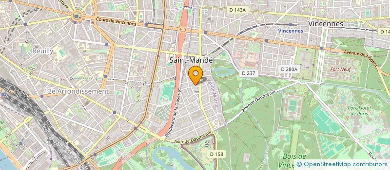 localisation de l'entreprise XU CHEN ET WEINBERG NICOLAS à SAINT-MANDE