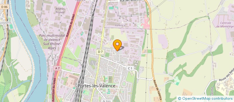 localisation de l'entreprise XU FINANCE  PORTES-LES-VALENCE