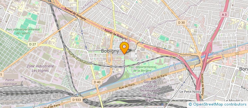 localisation de l'entreprise XU FINANCES  BOBIGNY