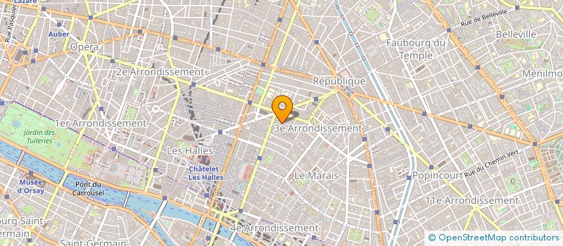 localisation de l'entreprise XU FRERES  PARIS