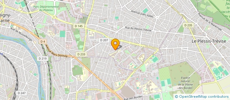 localisation de l'entreprise XU INVEST  CHAMPIGNY-SUR-MARNE