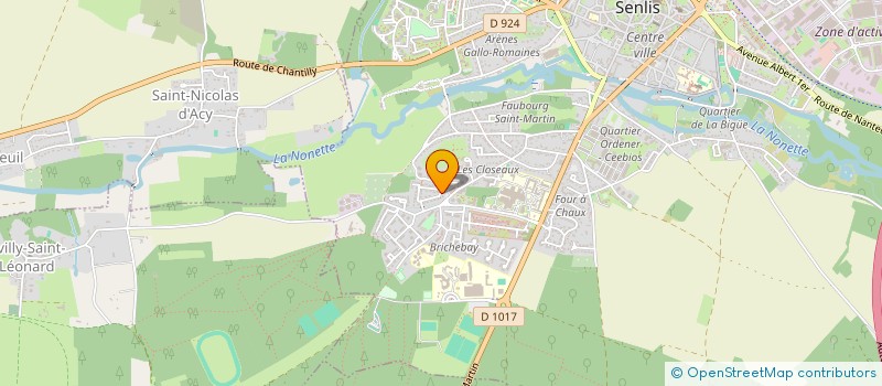 localisation de l'entreprise XU.LINNA  SENLIS