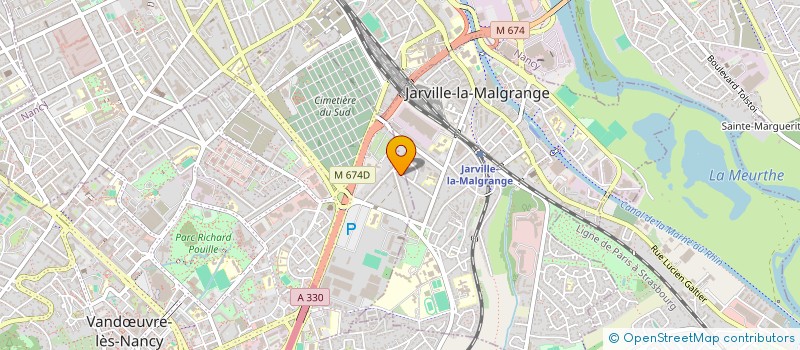 localisation de l'entreprise XU WEB à VANDŒUVRE-LES-NANCY
