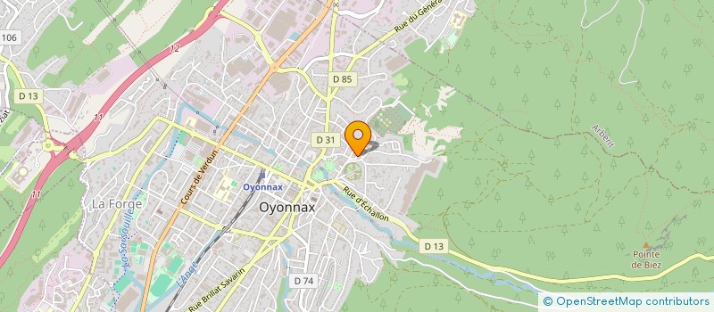 localisation de l'entreprise XUAGRAM à OYONNAX