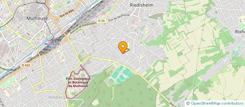 localisation de l'entreprise XUAN LES ENFANTS DE L AVENIR  RIEDISHEIM