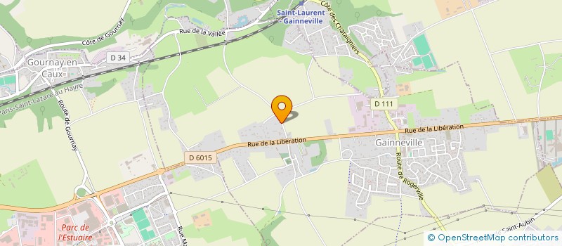 localisation de l'entreprise XUL METAL FORGE  GAINNEVILLE