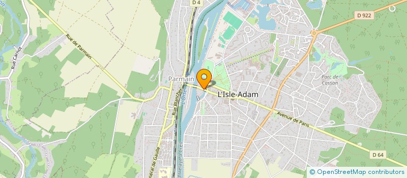 localisation de l'entreprise XULI  L'ISLE-ADAM