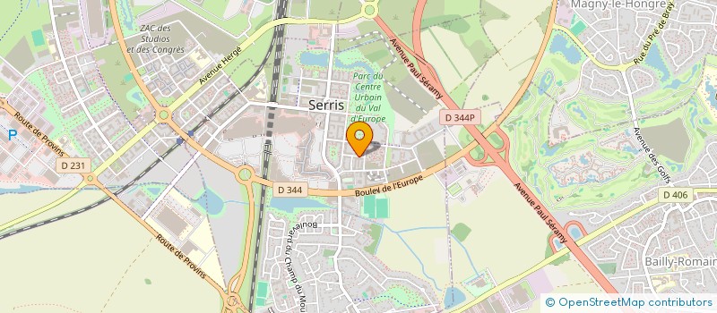 localisation de l'entreprise XULI  SERRIS