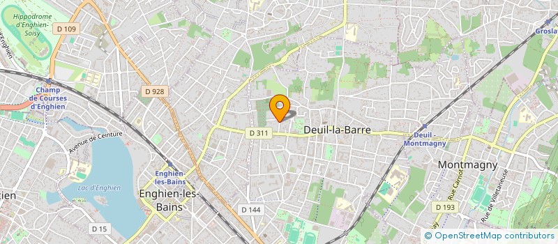 localisation de l'entreprise XUMO à DEUIL-LA-BARRE