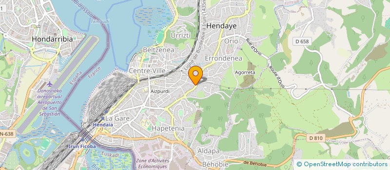 localisation de l'entreprise XUNI  CIBOURE