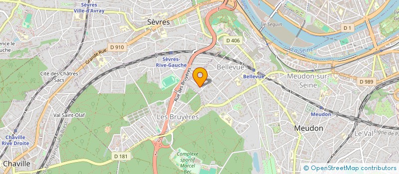 localisation de l'entreprise XUNOS SERVICES FRANCE à MEUDON