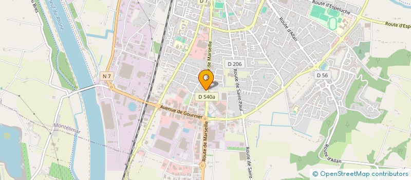 localisation de l'entreprise XUR 219 à MONTELIMAR