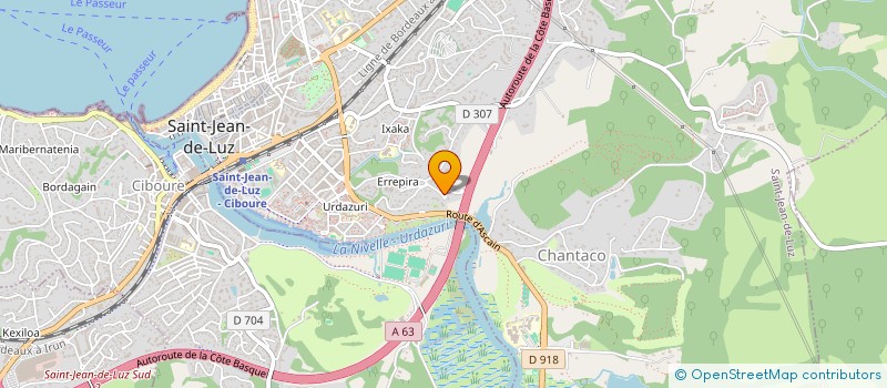 localisation de l'entreprise XURI ENEA  SAINT-JEAN-DE-LUZ