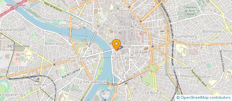 localisation de l'entreprise XV FITNESS COMPANS à TOULOUSE