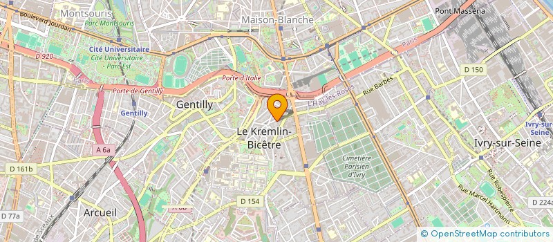 localisation de l'entreprise XV REAL ESTATE à LE KREMLIN-BICETRE