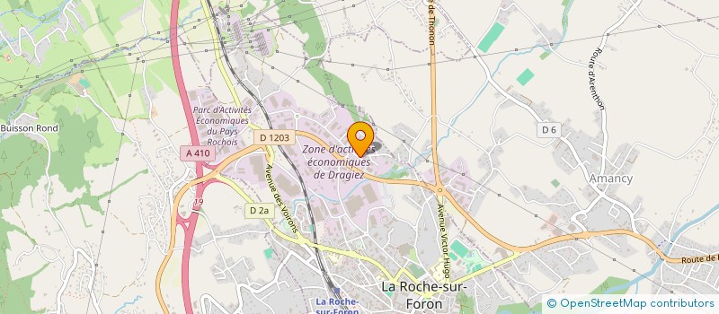 localisation de l'entreprise XV TAURINO à LA ROCHE-SUR-FORON