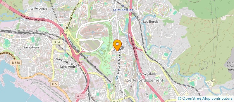 localisation de l'entreprise XV VISTAPROD à MARSEILLE