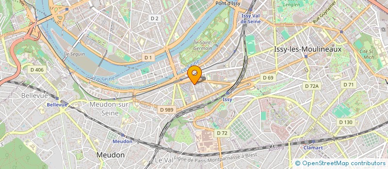 localisation de l'entreprise XVALUATOR à ISSY-LES-MOULINEAUX