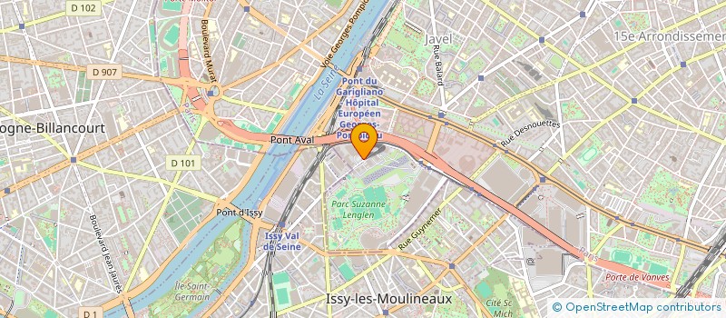 localisation de l'entreprise XVEO à PARIS