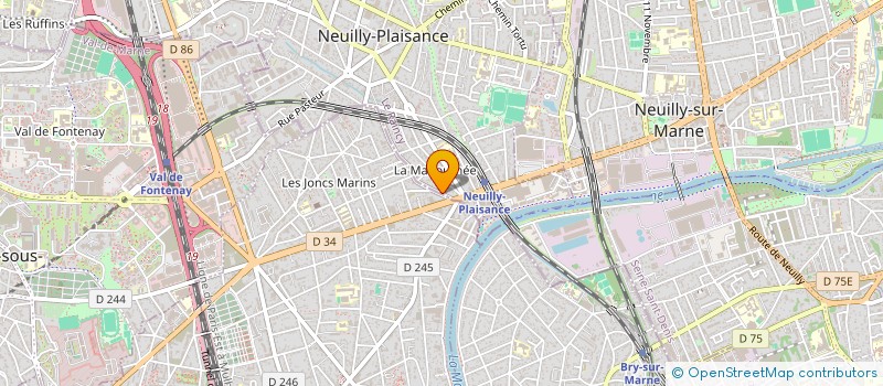 localisation de l'entreprise XVI BAT à NEUILLY-PLAISANCE